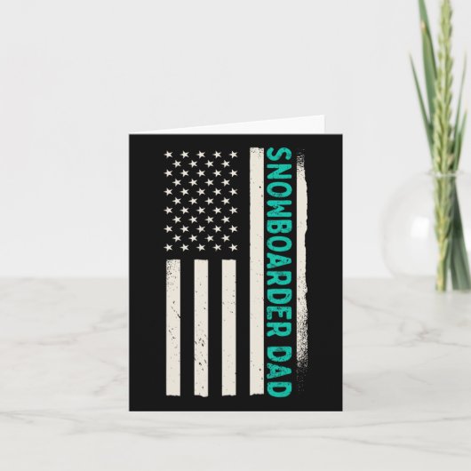 愛国スノーボードウィンタースノーボードスノーボード カード (正面)