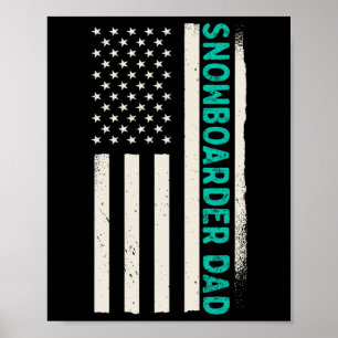 愛国スノーボードウィンタースノーボードスノーボード ポスター