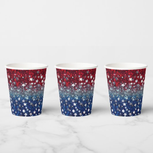 愛国スパンコール 紙コップ (複数)