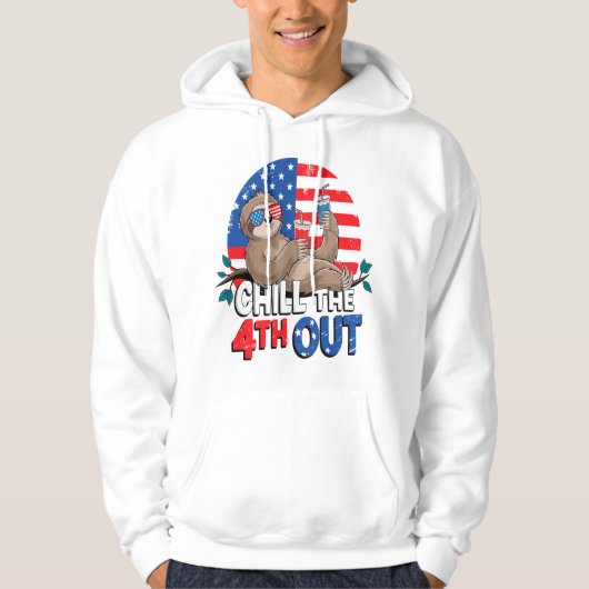 愛国スローサンクール4USA パーカ (正面)