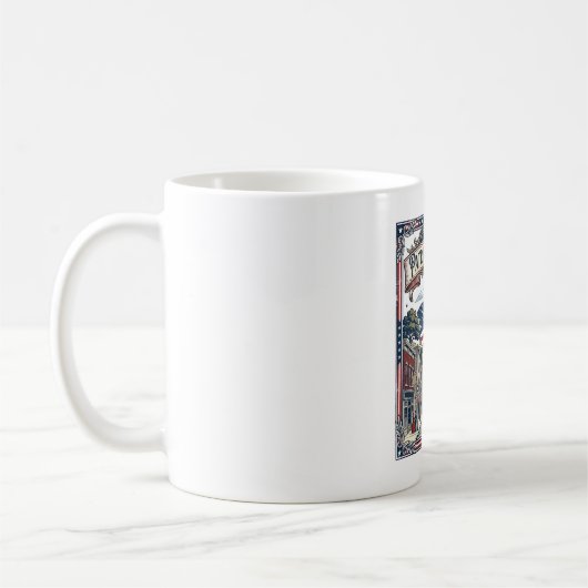 愛国ソープメイカー コーヒーマグカップ (左)
