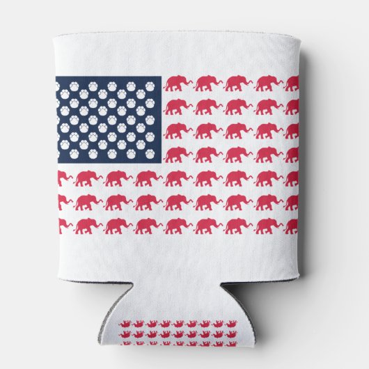 愛国ゾウ 缶クーラー (裏面)