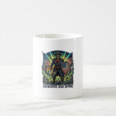 愛国ゾンビ愛国将軍ゾンビアポカリプス コーヒーマグカップ (中央)