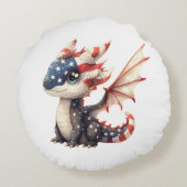 愛国ドラゴン ラウンドクッション (裏面)
