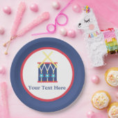 愛国ドラム紙プレート ペーパープレート (パーティー)