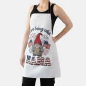 愛国ナナノームヴィンテージ祖母Tシャツデザイン エプロン (インサイチュ)