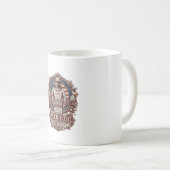 愛国ハチ飼いベクターグラフィックTシャツ コーヒーマグカップ (正面右)