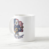 愛国ハートギター ヴィンテージ コーヒーマグカップ (正面左)