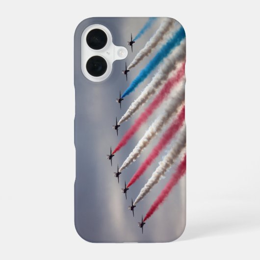 愛国ハートフルフライバーiPhoneケース iPhone 16ケース (裏面)