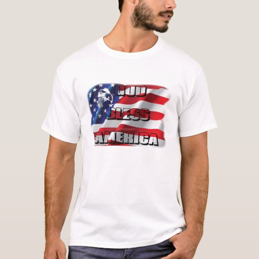 愛国ハート アメリカ Tシャツ (正面)