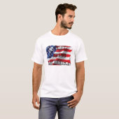 愛国ハート アメリカ Tシャツ (正面フル)