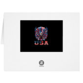 愛国ハートUSA フラッグ (裏面横)