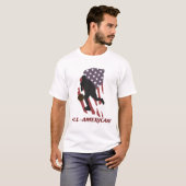 愛国バスケットボールオールアメリカンTシャツ Tシャツ (正面フル)
