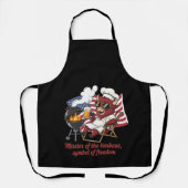 愛国バッファロー BBQ マスター USA フラグ エプロン (正面)
