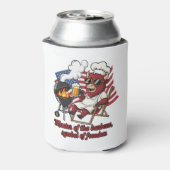 愛国バッファローBBQマスターUSAフラグ 缶クーラー (缶裏面)