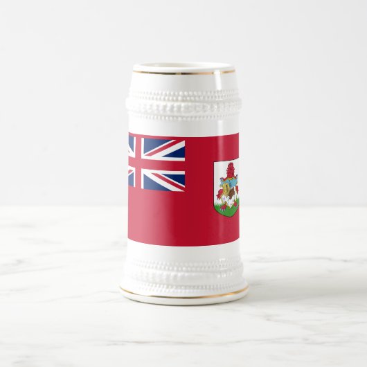 愛国バミューダ旗 ビアジョッキ ビールジョッキ (中央)
