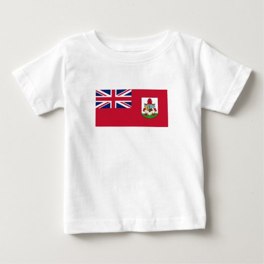 愛国バミューダ旗 ベビーTシャツ (正面)