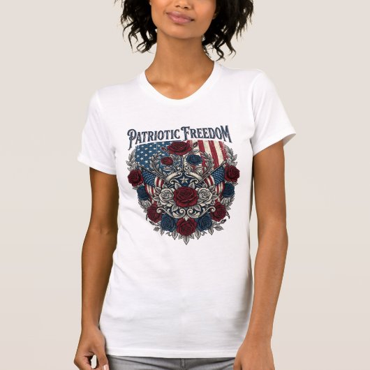 愛国バラ園 Tシャツ (正面)