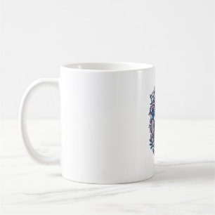 愛国バードウォッチャーベクターグラフィックTシャツ (2) コーヒーマグカップ