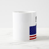 愛国パンダ ジャンボコーヒーマグカップ (正面)