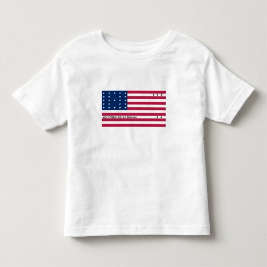 愛国ビキニアトール旗 トドラーTシャツ (正面)