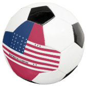愛国ビキニ環礁の旗 サッカーボール (3/4)