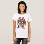 愛国ビーグル Tシャツ (正面フル)