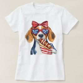 愛国ビーグル Tシャツ