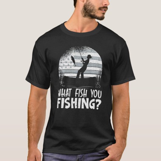 愛国フィッシング釣り人ボート Tシャツ (正面)