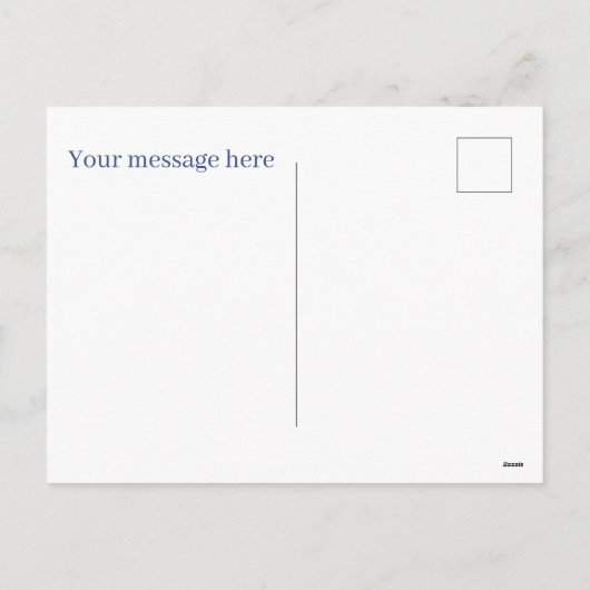 愛国フクロウ追加文字7月4日 シーズンポストカード (裏面)