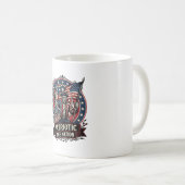愛国フランケンシュタイン自由の怪物ホラー コーヒーマグカップ (正面右)