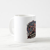 愛国フランケンシュタイン自由の怪物ホラー コーヒーマグカップ (正面左)