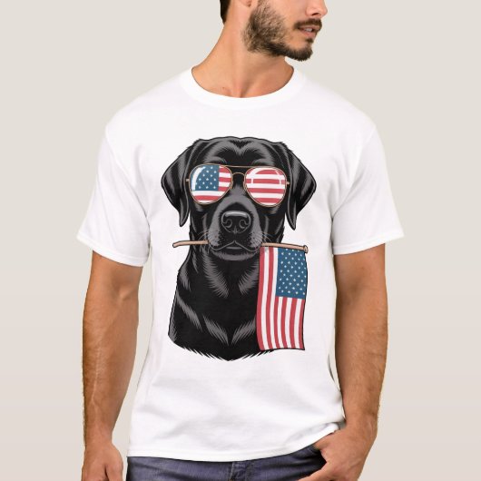 愛国ブラックラブ Tシャツ (正面)