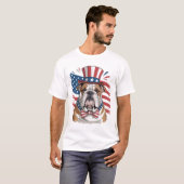 愛国ブルドッグ Tシャツ (正面フル)