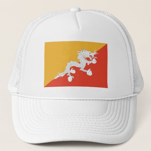 愛国ブータン国旗 キャップ (正面)