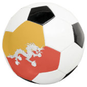 愛国ブータン国旗 サッカーボール (3/4)