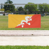 愛国ブータン国旗 横断幕 (インサイチュ)