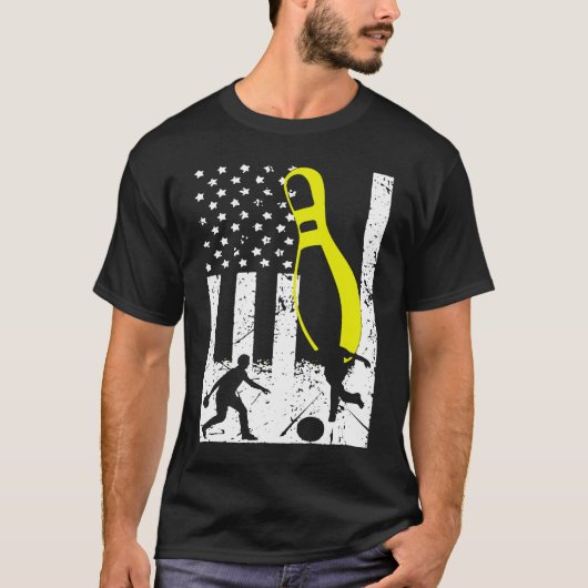 愛国ボウリングチームトロフィー Tシャツ (正面)
