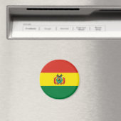 愛国ボリビア国旗 マグネット (インサイチュ (食洗機))