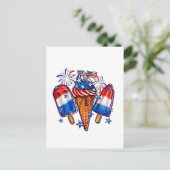 愛国ポップシクルアイス7月4日 シーズンポストカード (スタンド正面)