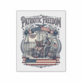 愛国ポーチの本虫ベクターグラフィックTシャツ シール (正面)