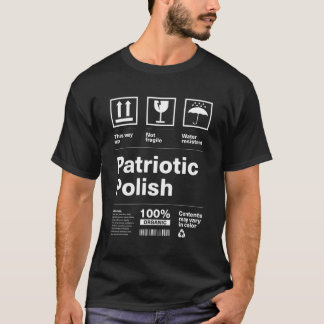 愛国ポーランド愛国主義ポーランドプライドP Tシャツ