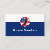 愛国モダン主題の名刺 名刺 (正面)