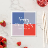 愛国モダン的BBQパーティー スタンダードカクテルナプキン (インサイチュ)