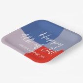 愛国モダン的BBQパーティー ペーパープレート (傾斜あり)