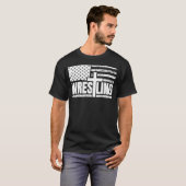 愛国レスリングイエス・キリスト Tシャツ (正面フル)