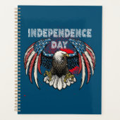 愛国ワシ7月4日7月4日7月4日 プランナー手帳 (正面)