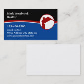 愛国不動産仲介業者プロフェッショナル 名刺 (正面/裏面)