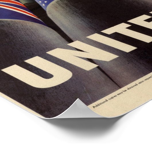 愛国世界戦争ポス統一されたター ポスター (角)