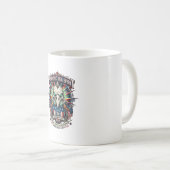 愛国主義の終末鷲のドクロゾンビアポカリプス コーヒーマグカップ (正面右)